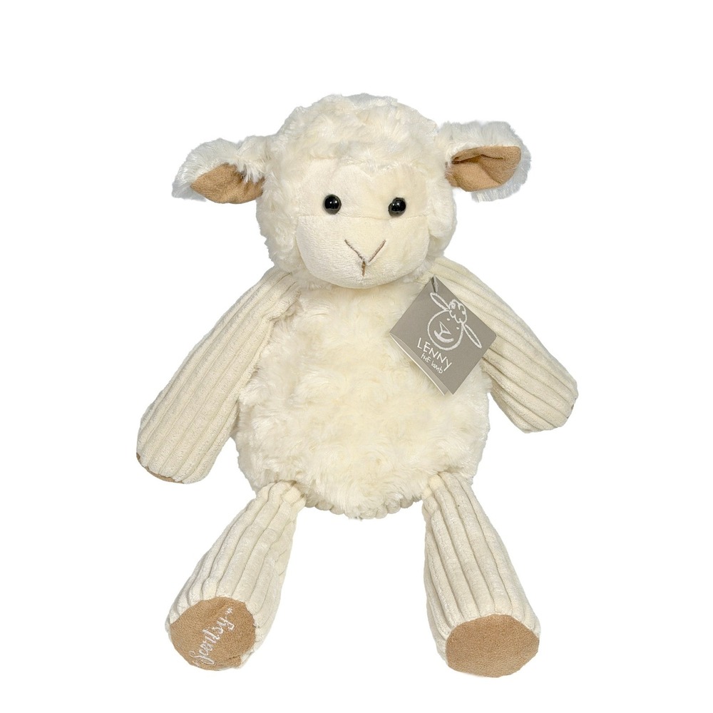 Scentsy Buddy Lenny Lamb Plush New Tan 15" Sheep Retired 2010